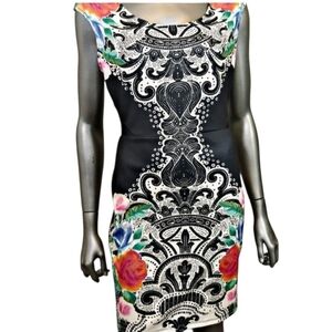 B12. Guess NWOT Floral Sheath Dress Medium